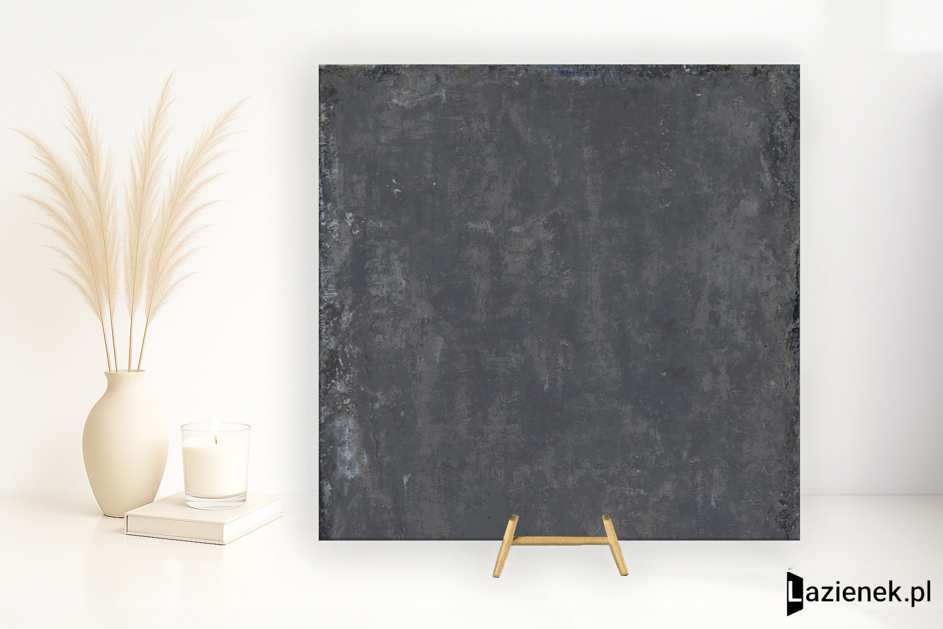 La Fabbrica Ava Artile Black Gold matowa 60x60 cm gr. 9 mm - płytka rektyfikowana / (L)156011